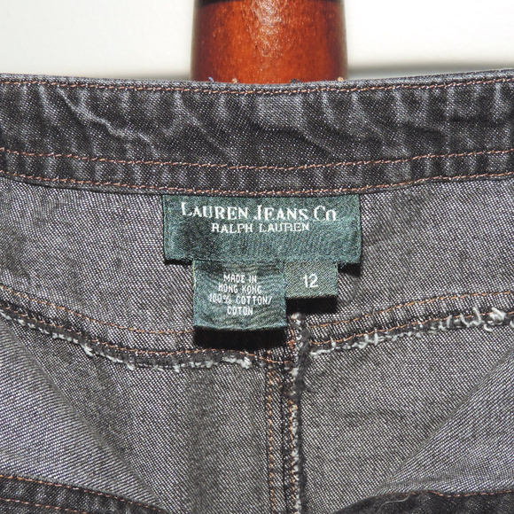 Lauren Jeans Co black denim skirt - Picture 2 of 3